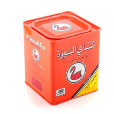 Alwazah Tea Pure Ceylon Black Tea in Tin Metal Box 400g