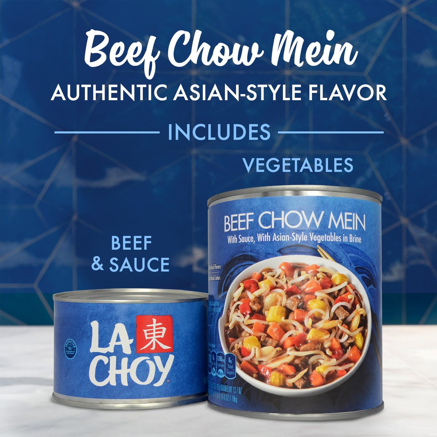 La Choy Beef Chow Mein With Sauce & Asian-style Vegetables 42 oz.