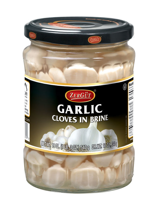 Zergut Garlic Cloves In Brine 19oz
