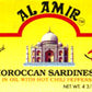 Al Amir Moroccan Sardines In Oil with Hot Chili Peppers 125gr
