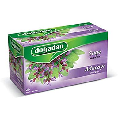 Dogadan Sage Herbal Tea Adacayi Bitki Cayi 20 tea Bags