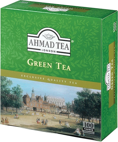 Ahmad Tea London Green Tea 100 Tea Bags