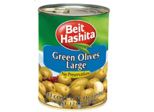 Beit Hashita Green Cracked Olives 19.8oz
