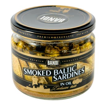Bandi Foods Smoked Baltic Sardines in Oil 250g