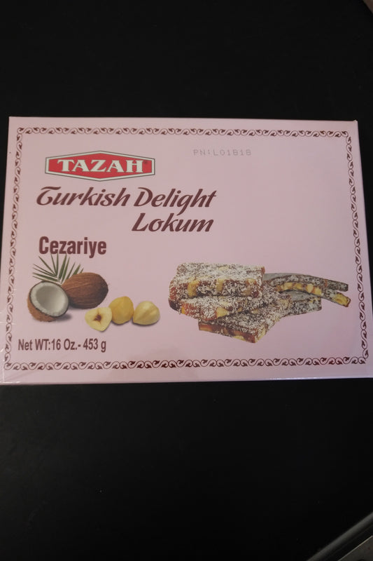 Tazah Turkish Delight Lokum Cezariye 16oz