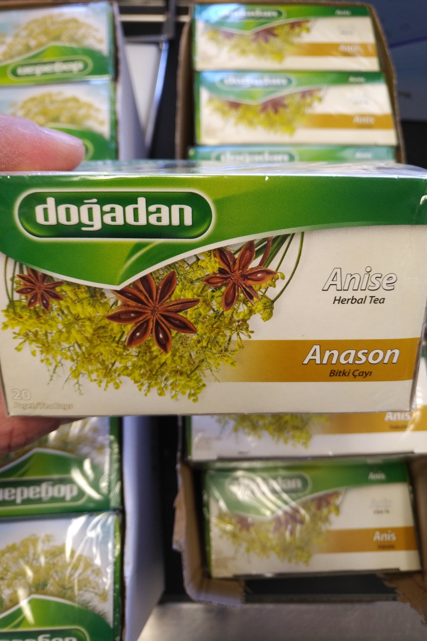 Dogadan Anise Herbal Tea Anason Bitki Cayi 20 tea Bags