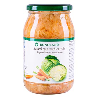 Runoland Sauerkraut with Carrots 900g