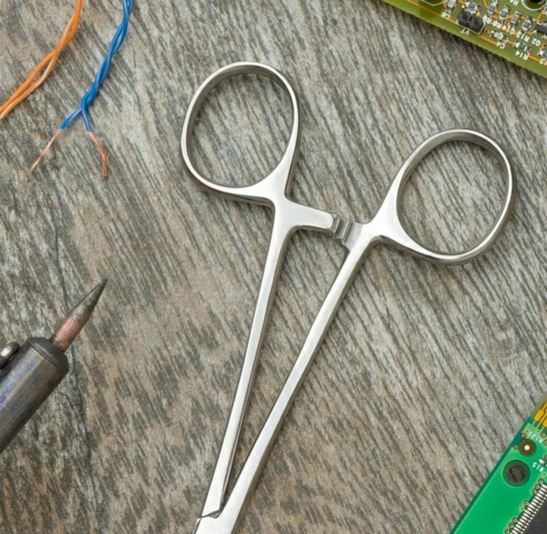 New locking design Hemostatic Forceps Tweezers, 5.5" Straight Stainless Steel