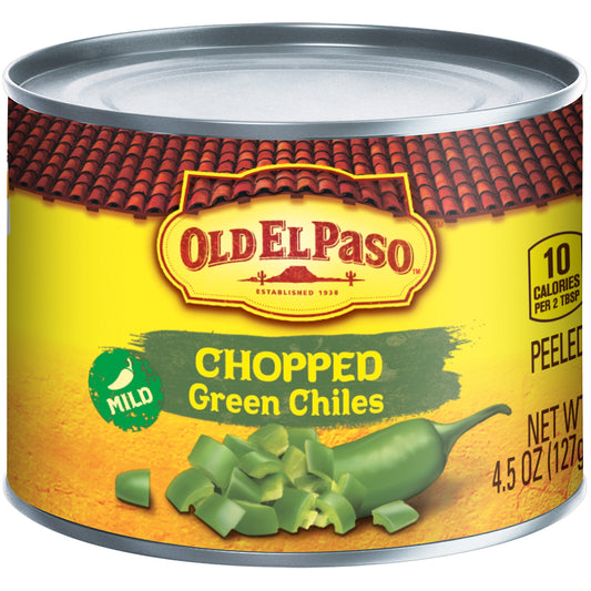 Old El Paso Chopped Green Chiles, 4.5 oz