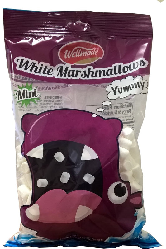 Wellmade White Mini Marshmallows Halal YUMMY 150gr