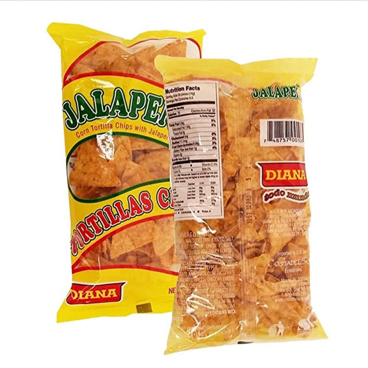 Diana Jalapeños Corn Tortilla Chips 280gr Family Size