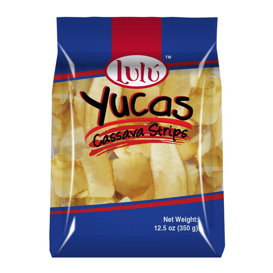 Lulu Yucas Cassava strips Chips 350gr